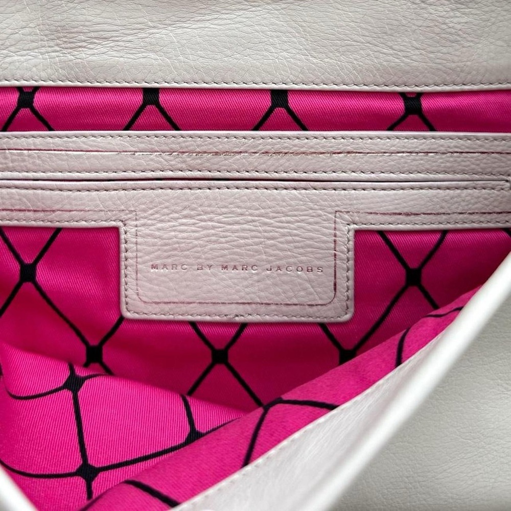 Vintage Marc Jacobs Leather Foldover Clutch - Picture 8 of 8
